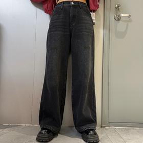 ZB复古直筒磨白牛仔裤 冬季 087004552501