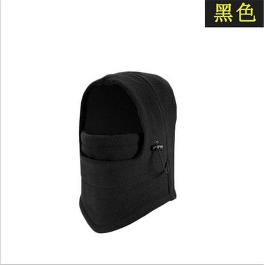 【对抗雾霾，我可以！】户外骑行防风帽 抓绒头套护耳面罩 加厚保暖摇粒绒风雪帽子-QQ 商品图5