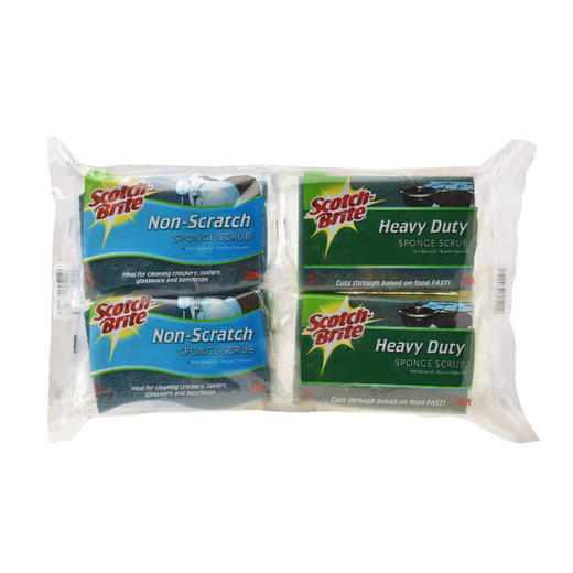 MM 山姆 思高 韩国进口 天然木浆棉百洁布12片装（超洁净6片 防刮擦6片） 商品图0