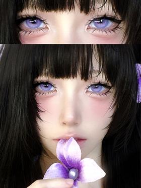 Serltyca 半年抛美瞳 紫藤花妖紫 直径14.2mm着色13.5mm