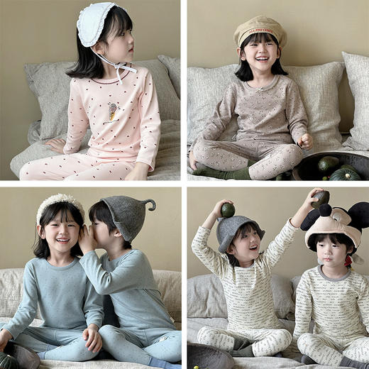 280克羊毛拉架家居服秋衣裤套装!韩系耐看，蓄热锁温，超Q超好看，闭眼入不犹豫~ 商品图0