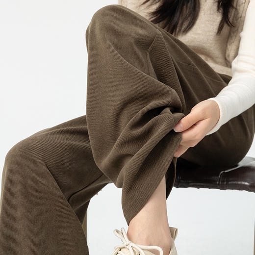 MIMO美拉德山本裤 加绒加厚秋冬阔腿裤 商品图1