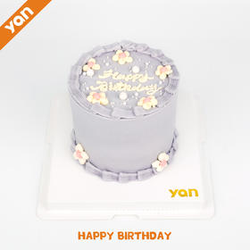 紫色ins风复古蛋糕