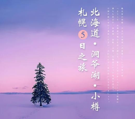 【北京出发】冬景如画5日 直飞4晚5天 北京国航直飞札幌航线 当地4星住宿，1晚温泉酒店精华景点：登别地狱谷/洞爷展望台/ 商品图0