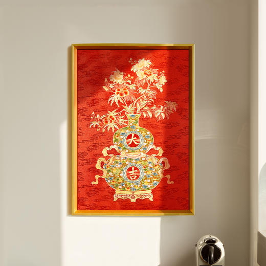 【故宫家居】大吉葫芦装饰画家居摆件博物馆文创新年乔迁生日礼物 商品图1