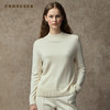 Famecoco范可儿纯色螺纹半高领长袖套头毛衣H版型圆领简约羊毛衫FAC8DB009 商品缩略图0