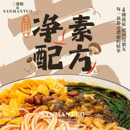 三漫陀 纯素螺蛳粉 鲜辣酸香 好吃不臭  料多多 大分量  没有五辛  净素配方 商品图10