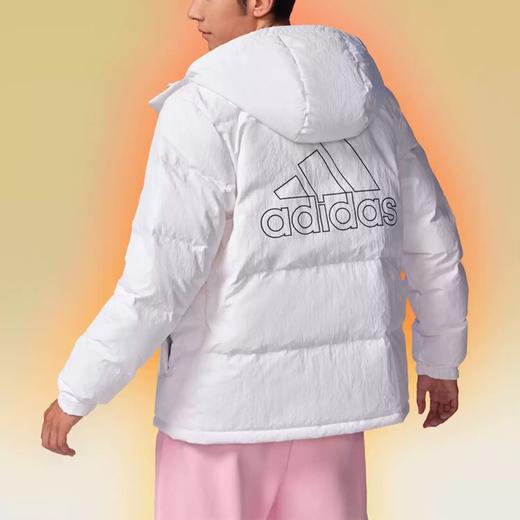 5折【自营】adidas/阿迪达斯  冬季男士运动休闲连帽羽绒服 IZ4884 商品图3