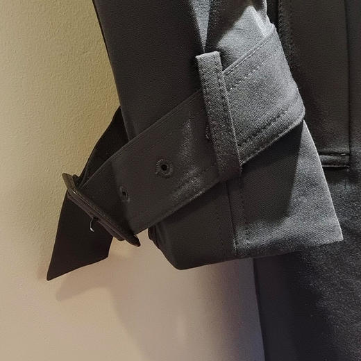 VIVIAN LIU薇薇安刘TD2443120初秋女装新款双排扣收腰长款风衣 商品图3