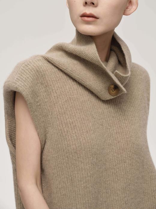 BYARN 臻至廓形羊绒背心 商品图2