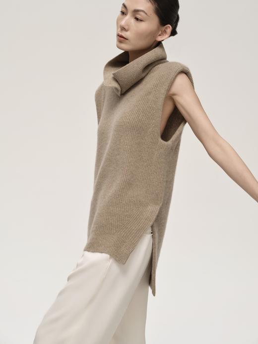 BYARN 臻至廓形羊绒背心 商品图1