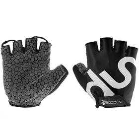 boodun0018健身手套男器械训练防起茧运动手套带护腕防滑半指单杠手套