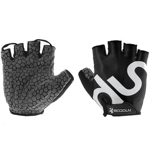 boodun0018健身手套男器械训练防起茧运动手套带护腕防滑半指单杠手套 商品图0