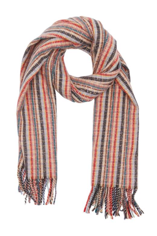 SUMMER & SAGE 拼色流苏长围巾 5007 商品图1