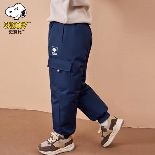 史努比儿童羽绒裤中小童装新款潮流宝宝男童女童加厚保暖外穿裤子 商品图1