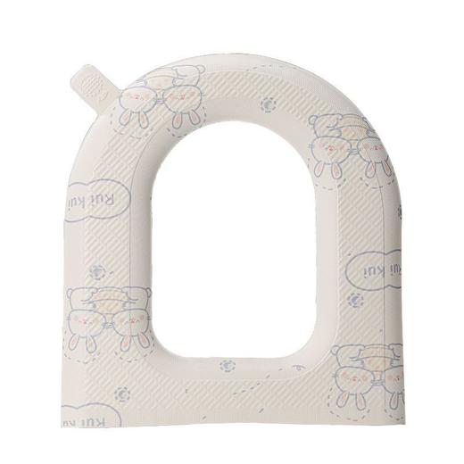 「买1送1！9.9到手2个」卡通印花马桶垫 防水免洗贴式四季通用居家日用手提坐便垫可水洗坐便套布艺 商品图4