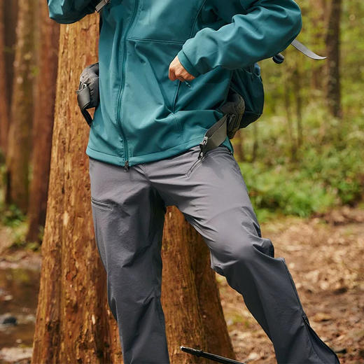 徒步强国丨隐者山之道 户外休闲通勤赤岩徒步登山男软壳裤 商品图3