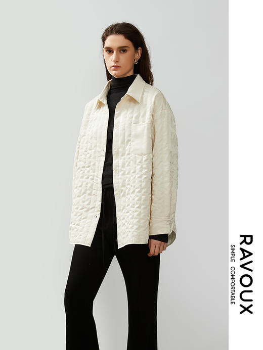 264419916国风夹棉衬衫外套 商品图0