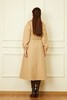 WHO KNOWS 卡其色夹克外套大A摆半裙套装 19221 商品缩略图4