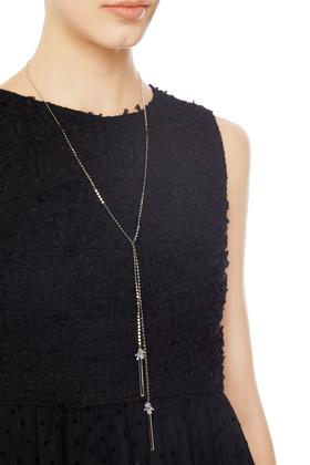 HAYES 双层吊坠水晶项链 4961