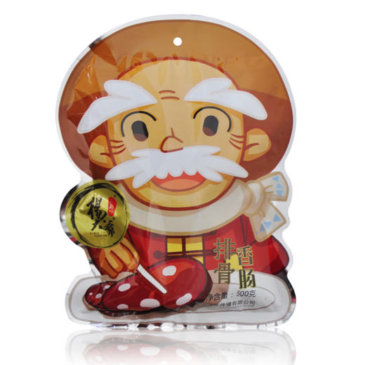 杨大爷烟熏排骨香肠500G/袋 商品图2