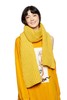 SUMMER & SAGE 黄色粗棒针织围巾 5572 商品缩略图0