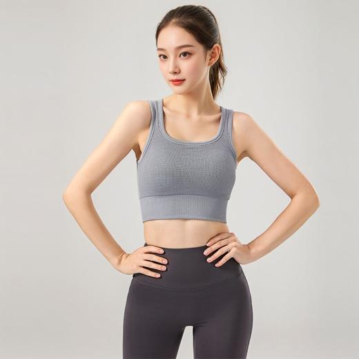 【买一赠一】HaWaTa华夫格固定杯无缝短款背心 H340148 商品图10