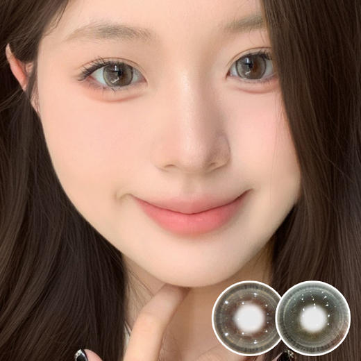 CHERRYBEE / 黄油小包蓝色/黄油小包灰色 /  半年抛美瞳 /  2片入 /  14.2mm / 适中扩瞳 商品图1