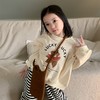 【韩版卡通设计可爱又时尚，柔软棉质面料，穿着舒适保暖】儿童洋气卡通长袖卫衣 春秋装新款 男女童棉韩版套头 外套上衣潮款-QQ 商品缩略图5