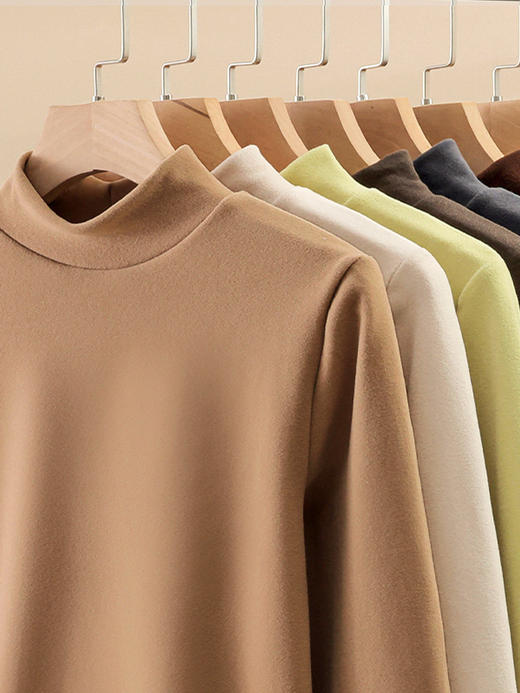 【舒适加厚，内外兼修】秋冬爆款：双面磨毛德绒衫，暖心加绒加厚、柔软舒适，内外搭配必备，多色可选！ 商品图0