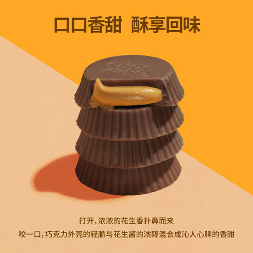 ChocZero花生酱夹心牛奶巧克力 113g/盒 8粒 0蔗糖 饱腹代餐儿童零食 商品图1