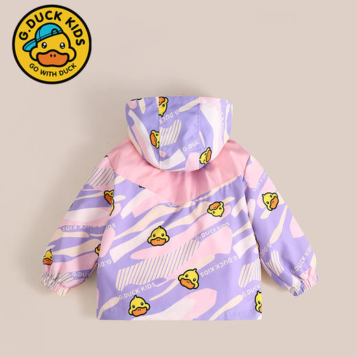 【秋冬加绒必备！小黄鸭儿童外套】三合一冲锋衣，摇粒绒内胆，保暖舒适。男女童均适用，中小童新款，时尚百搭-QQ 商品图10