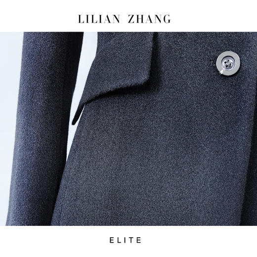 E-定制 —收藏级—时尚轮回—轻奢名媛—收腰A摆长大衣  2406009 商品图2