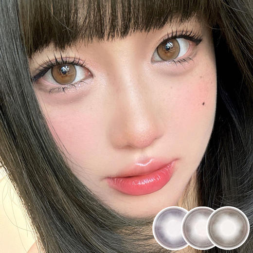 FULLYGIFT / 热味像素/冷味粒紫/荔味玻片 / 美瞳半年抛 / 14.2mm / 适中扩瞳 商品图1