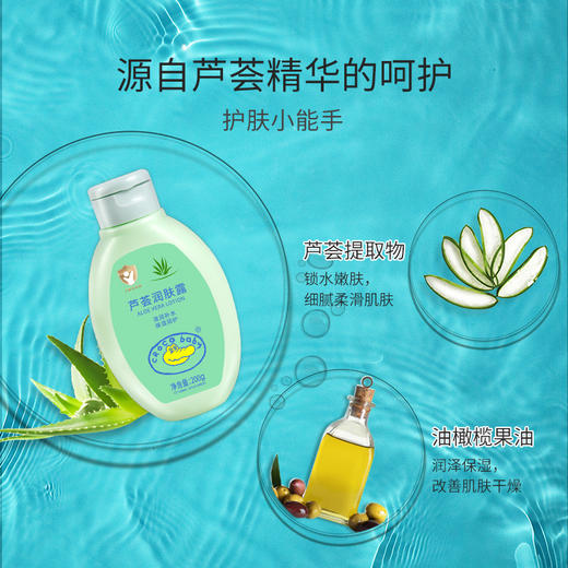 鳄鱼宝宝芦荟润肤露儿童身体乳200g 商品图1