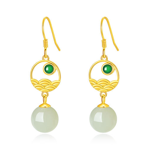 Winy925纯银画屏耳饰送女友闺蜜节日生日礼物 商品图7