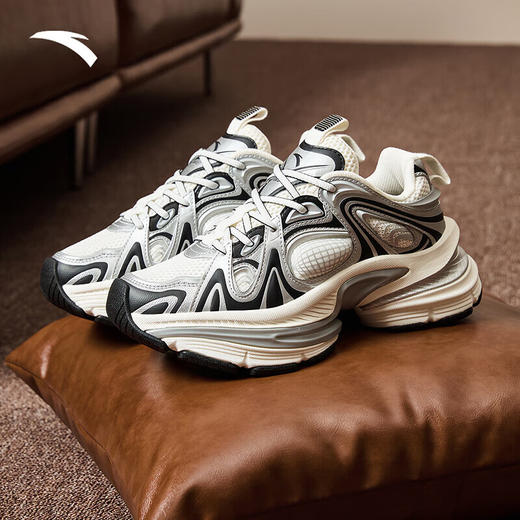 安踏扶摇2男休闲鞋2024秋厚底增高老爹鞋子112448899 商品图1