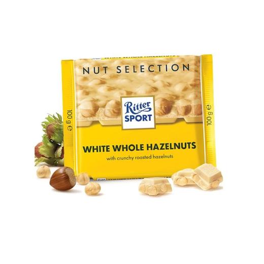 瑞特滋 进口全榛仁白巧克力 100g/块 商品图2