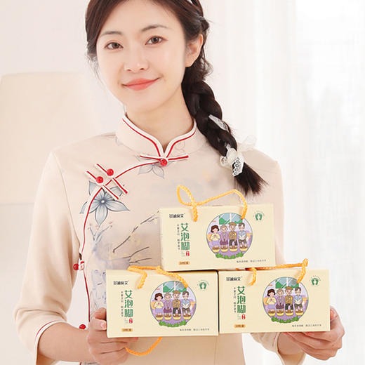 【3盒装】艾草泡脚包、独立包装直接泡、川芎 益母草 当归 老姜 丹参 红花 独活组合泡脚包、10包/盒 商品图2