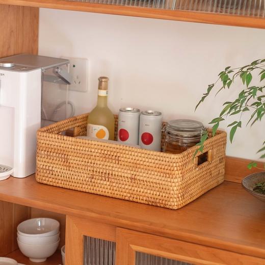 【4种规格可选】娜家天然手工藤编收纳筐 商品图2