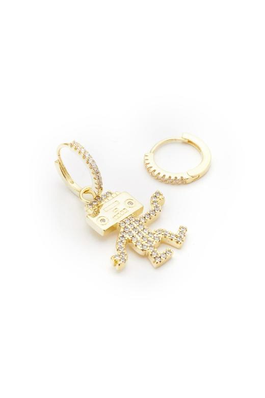 OUDAL奥黛儿 机器人不对称耳环 5765 商品图3