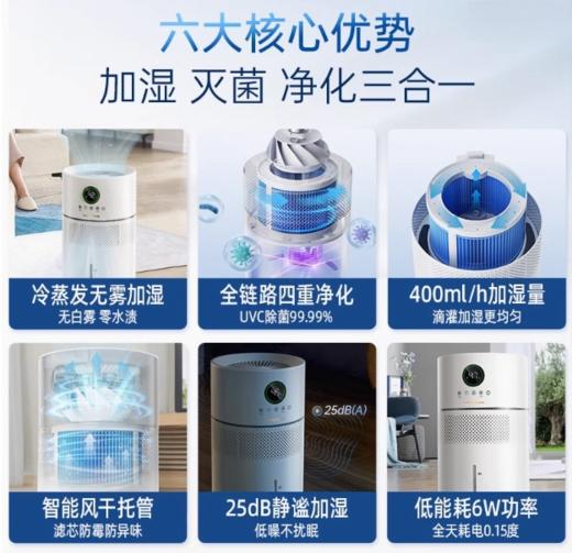 英国morphy摩飞MR2805无雾加湿器 商品图2