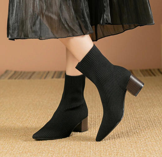 Rerejoy秋季靴子专场 | 飞织、皮靴4款可选，显高高高、显瘦瘦瘦，不挑腿型 商品图3