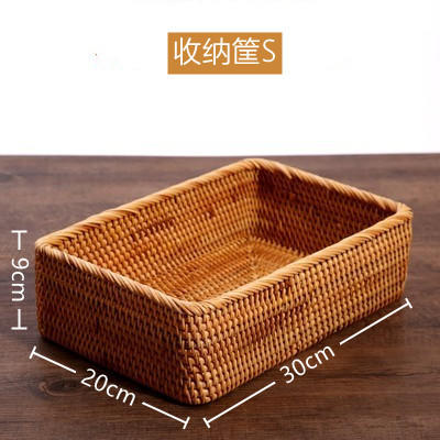 【S/M/L可选】娜家天然手工藤编收纳筐中型 商品图4