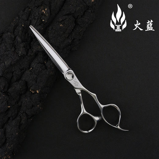 【火蓝系列】锯齿剪纳米齿精剪终身不跑发 LHB.600V4 商品图5