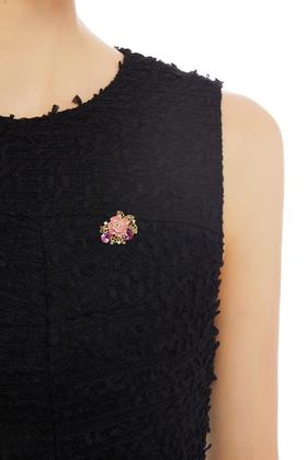 DEDE迪迪 花朵造型锆石胸针 4988