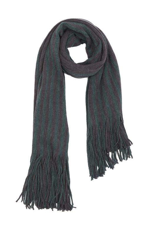 SUMMER & SAGE 条纹流苏长围巾 5627 商品图1