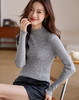 【年货节】熙世界0压感半高领针织打底衫秋冬24年新款基础简约软糯内搭毛衣 商品缩略图8