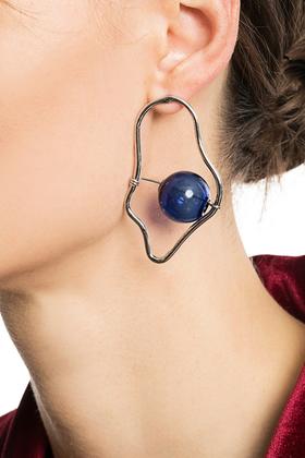 OUDAL奥黛儿 透明气泡几何耳环 4577