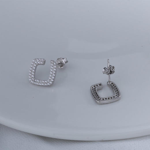 【宏艺珠宝】星芒璀璨·银s925耳饰 商品图2